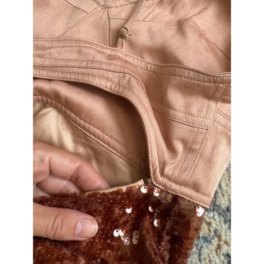 A.L.C. Gisele Sequin Midaxi Empire Dress